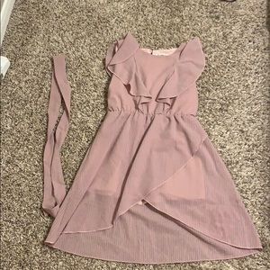 a blush shirt/dress